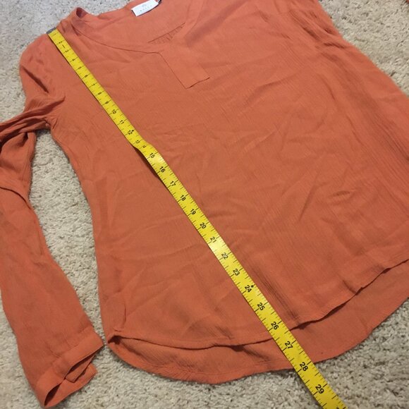 Kaffe Terracotta Orange Blouse - Picture 12 of 13